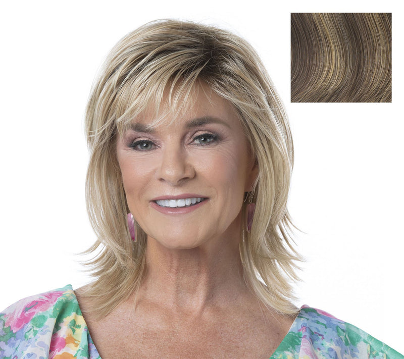 Toni Brattin Stylish Shag Mid-Length Wig — View 5