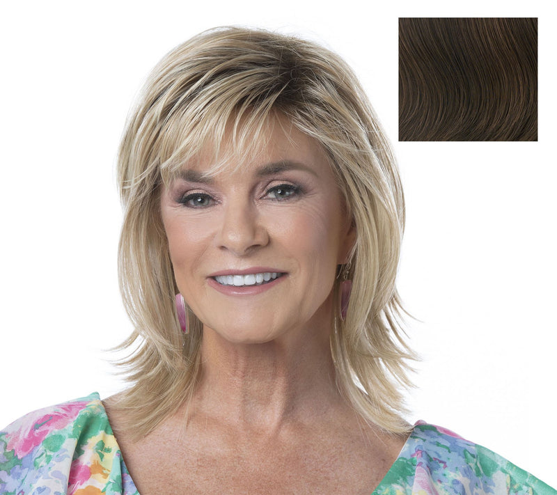 Toni Brattin Stylish Shag Mid-Length Wig — View 19