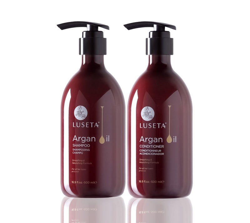 Luseta Argan Oil Shampoo + Conditioner Set 16.9 fl. oz. — View 3