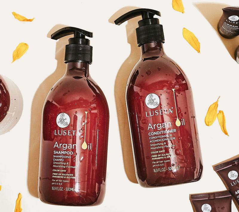 Luseta Argan Oil Shampoo + Conditioner Set 16.9 fl. oz. — View 4