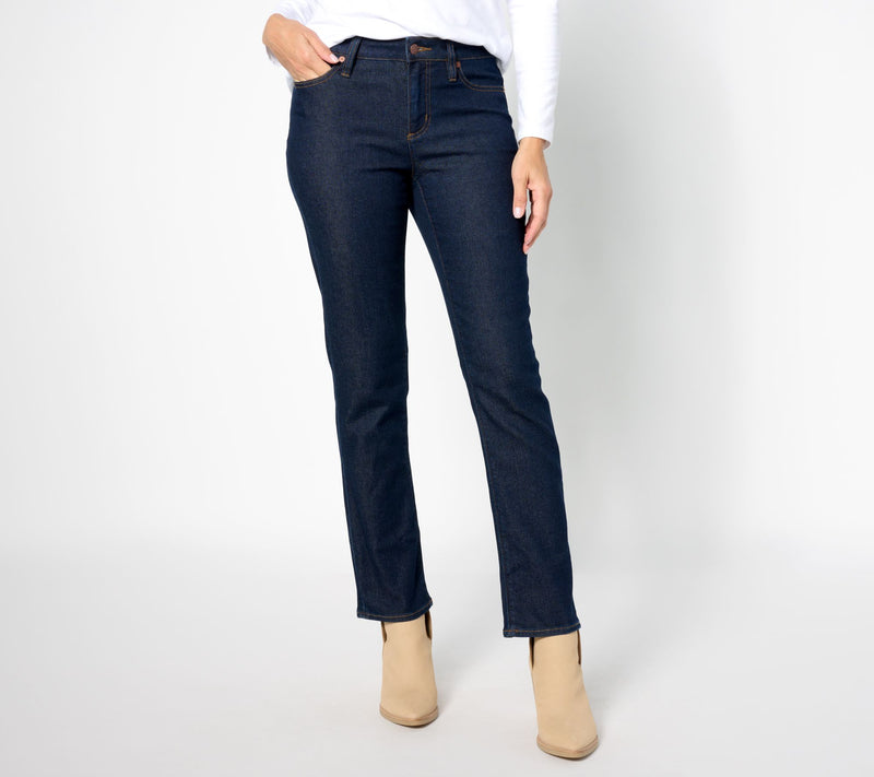 Lands' End Regular 30" Inseam Recover Denim Straight Leg Jeans — Main view