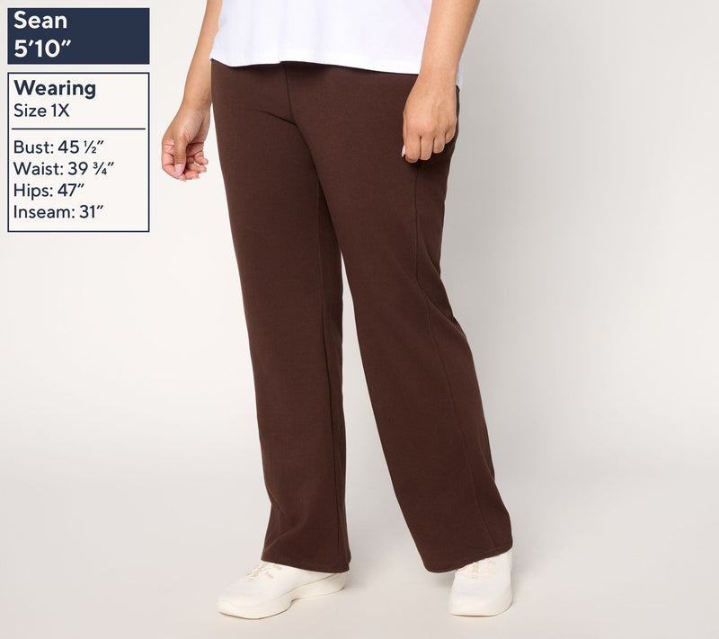 Denim & Co. Active Duo Stretch Regular Lightly Boot Pant w/ Pockets — View 2