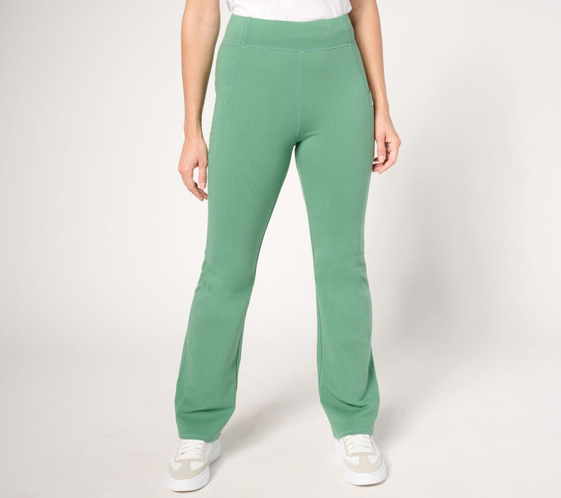 Denim & Co. Active Duo Stretch Regular Lightly Boot Pant w/ Pockets — View 20
