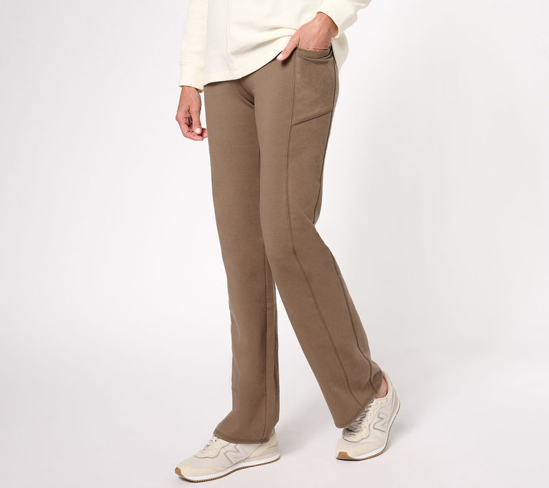 Denim & Co. Active Duo Stretch Regular Lightly Boot Pant w/ Pockets — View 21