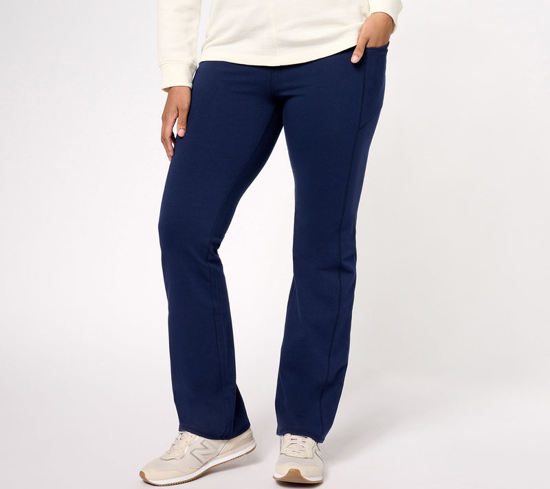 Denim & Co. Active Duo Stretch Tall Lightly Boot Pant w/ Pockets — View 19