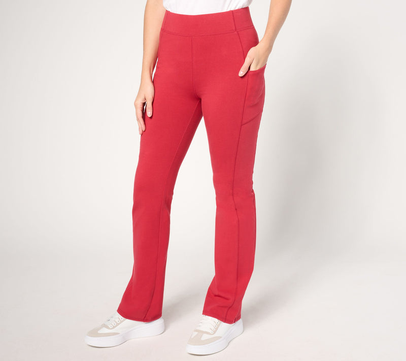 Denim & Co. Active Duo Stretch Tall Lightly Boot Pant w/ Pockets — View 24
