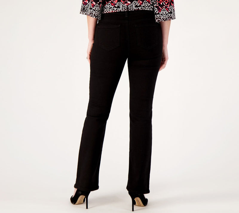 NYDJ Barbara Bootcut Jean- Black — View 2