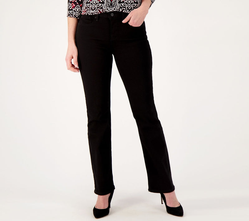 NYDJ Barbara Bootcut Jean- Black — View 6