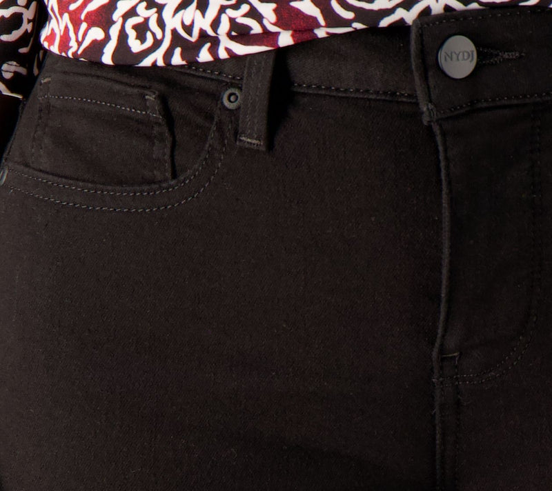 NYDJ Barbara Bootcut Jean- Black — View 4