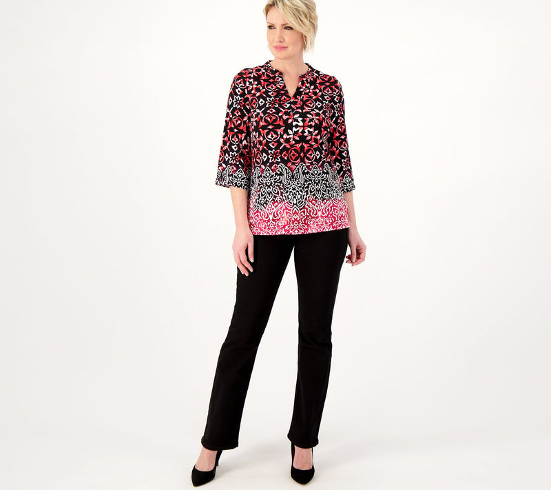NYDJ Barbara Bootcut Jean- Black — View 3