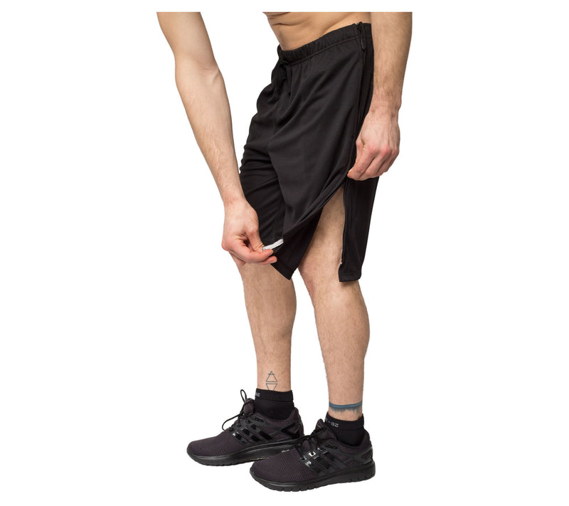 Reboundwear Phil Adaptive Shorts with Hidden 2-way Zippers — View 4