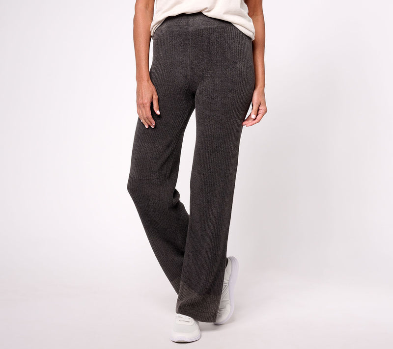 Barefoot Dreams Regular CozyChic Ultra Lite Heather Stripe Rib Pant — View 5
