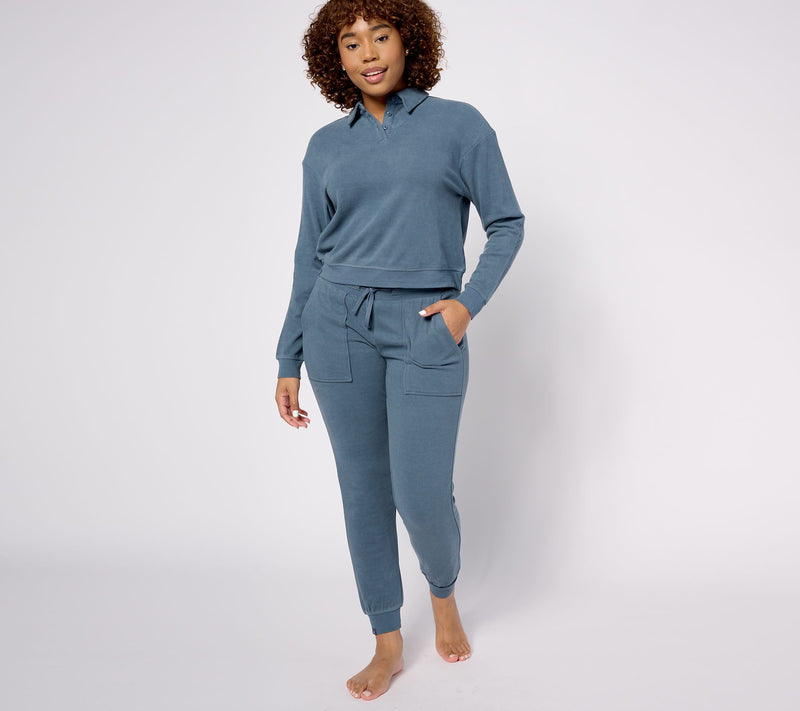 Barefoot Dreams Regular Malibu Collection Brushed Fleece Set — Main view
