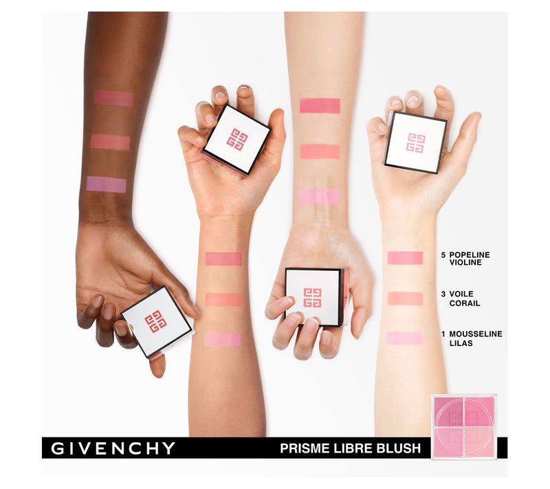 Givenchy Prisme Libre Sculpting 4-Color Blush with Puff — View 8