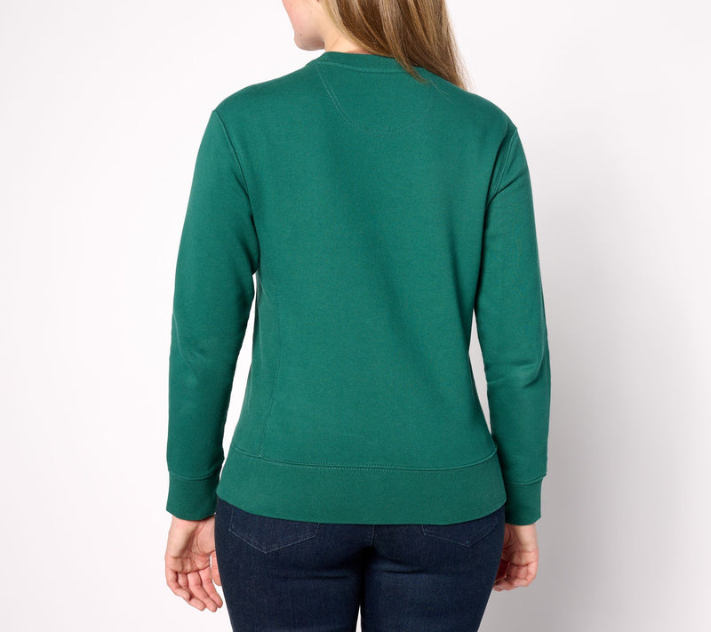 Life is Good x The Grinch Women's Simply True Fleece Crew — View 2
