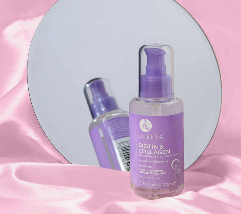 Luseta Biotin & Collagen Strengthening Oil Treatment, 3.38 oz — View 3