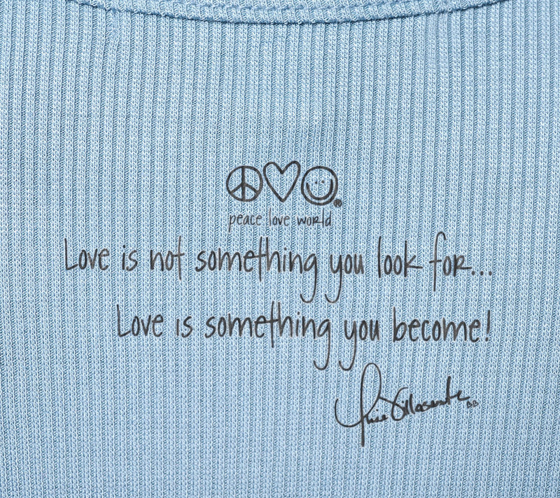Peace Love World Ribbed Long Sleeve Knit Top — View 6