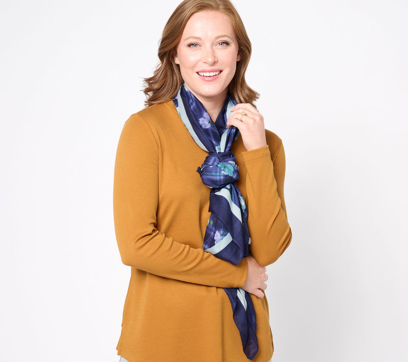 Isaac Mizrahi Live! Estate Choice of Print Scarf — View 17