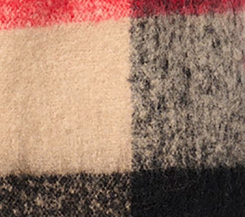 Sprigs 93X14" Oversized Check Fringe Scarf — View 2