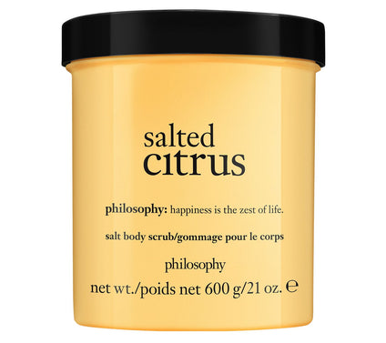 philosophy salted citrus salt body scrub 21 oz
