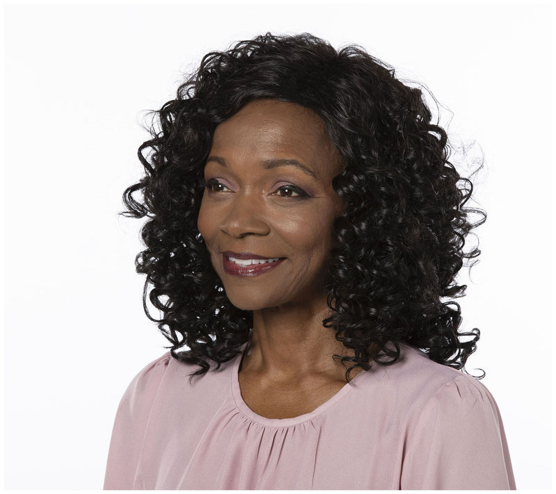 Toni Brattin Irresistible Textured Curl Heat Styleable Wig — View 7