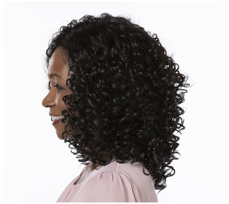 Toni Brattin Irresistible Textured Curl Heat Styleable Wig — View 24
