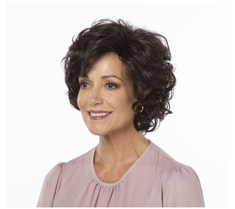Toni Brattin Gorgeous Mid-Length Curl Heat Styleable Wig — View 9
