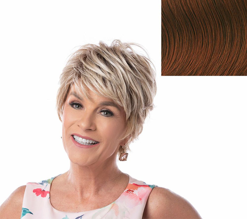 Toni Brattin Anytime Layered Wig with Styleable Fibers — View 9