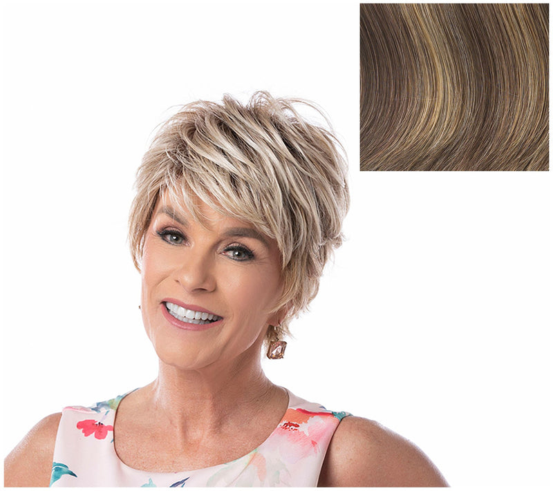 Toni Brattin Anytime Layered Wig with Styleable Fibers — View 5