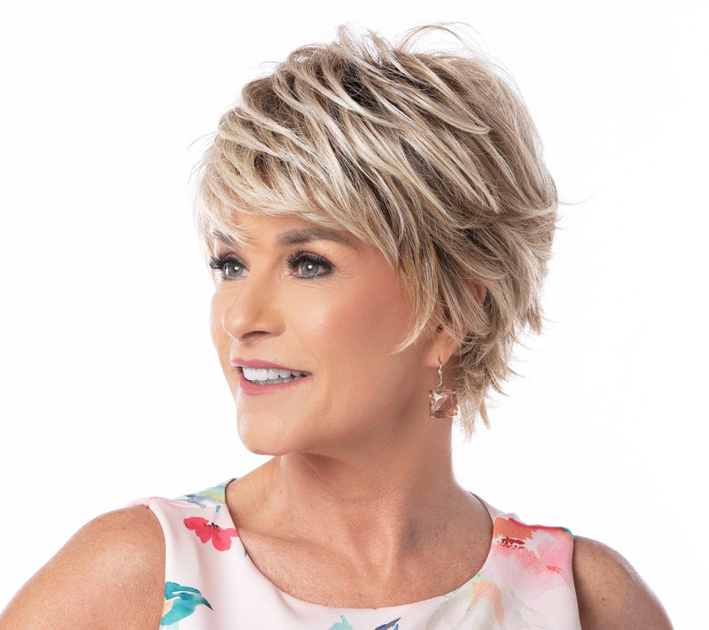 Toni Brattin Anytime Layered Wig with Styleable Fibers — View 25