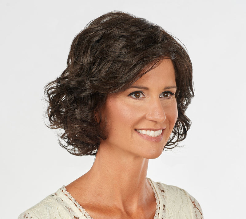 Toni Brattin Casually Chic Wavy Cut Wig with Styleable Fiber — View 7