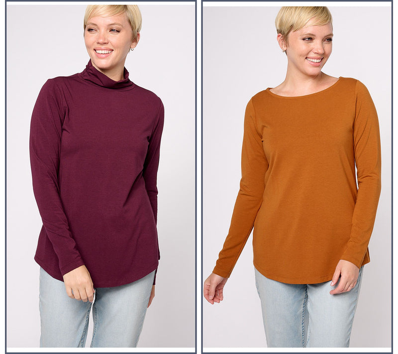 Belle by Kim Gravel Primabelle Knit Set of 2 Tops — Main view