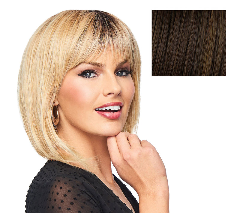 Hairdo Layered with a Bang Mid-Length Styled Wig — View 9