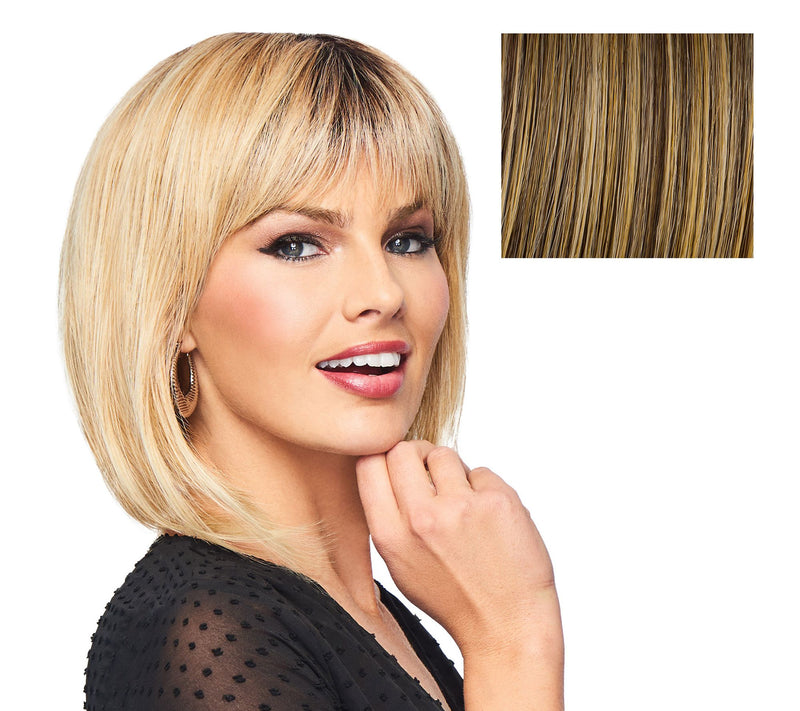 Hairdo Layered with a Bang Mid-Length Styled Wig — View 15