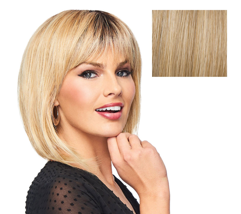 Hairdo Layered with a Bang Mid-Length Styled Wig — View 13