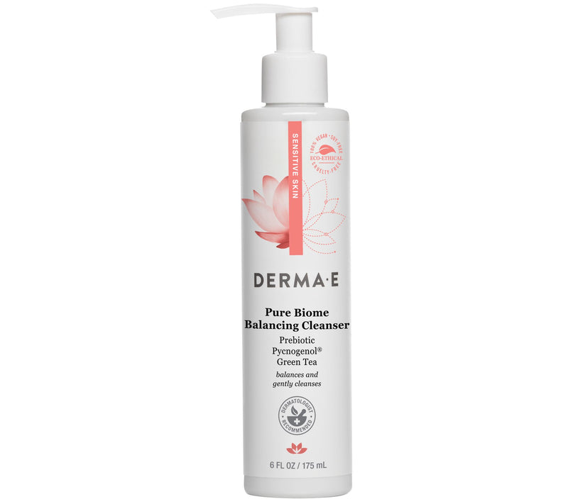 DERMA E Pure Biome Balancing Cleanser, 6 oz — Main view