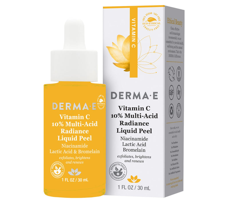 DERMA E Vitamin C Radiance Liquid Peel 1 fl oz — Main view