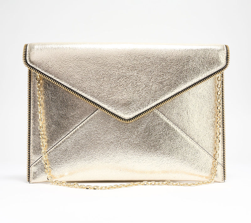 Rebecca Minkoff Leo Clutch with Chain Shoulder Strap — View 7