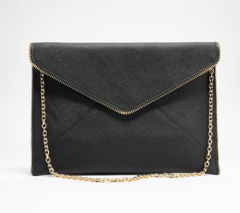 Rebecca Minkoff Leo Clutch with Chain Shoulder Strap — View 9
