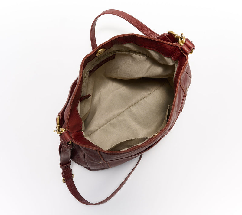 American Leather Co. Austin Shoulder Bag with Crossbody Strap — View 23