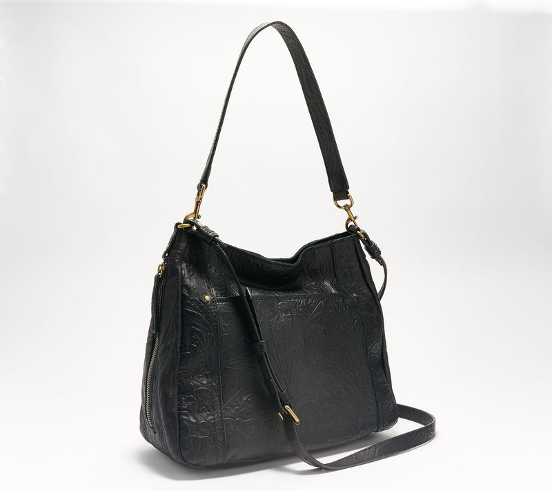 American Leather Co. Austin Shoulder Bag with Crossbody Strap — View 3