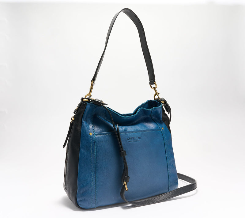 American Leather Co. Austin Shoulder Bag with Crossbody Strap — View 13