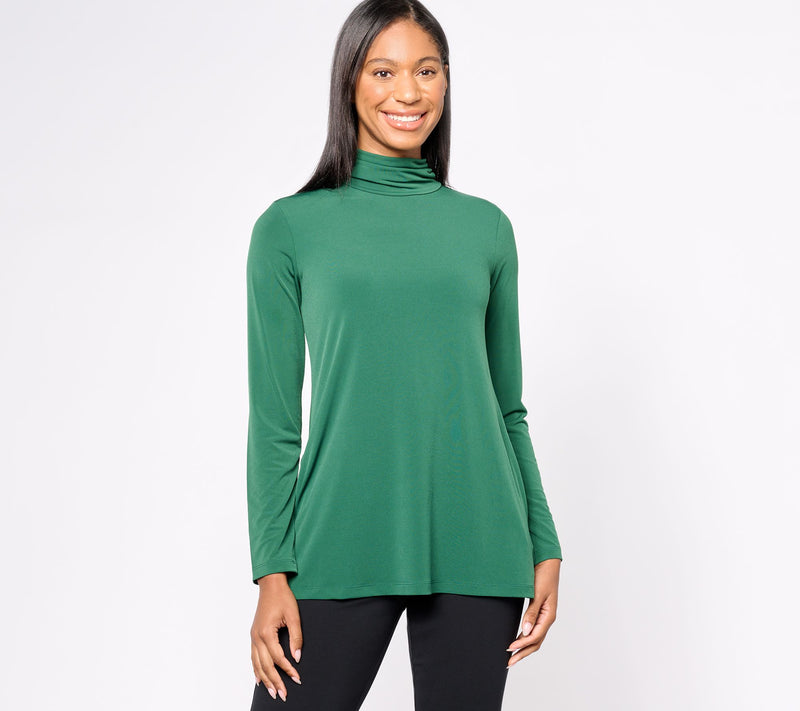 Susan Graver Modern Essentials Reg Liquid Knit A-Line Tunic — View 5