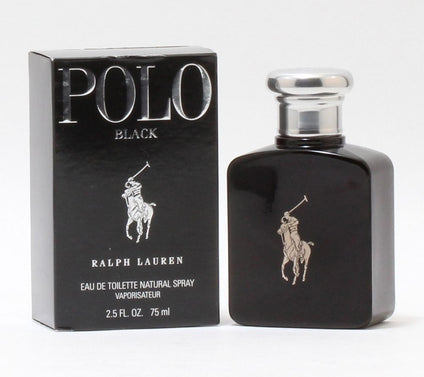 Polo Black for Men by Ralph Lauren Eau de Toilette Spray 2.5oz