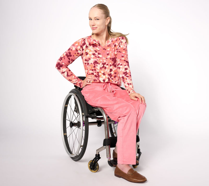 Denim & Co. Adaptive Heritage PullOn Pant Wheelchair Fit — View 9