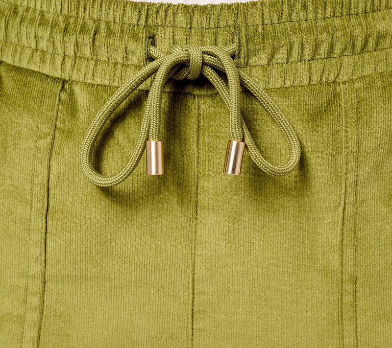 Denim & Co. Heritage Pull on Drawstring Corduroy Pant — View 4