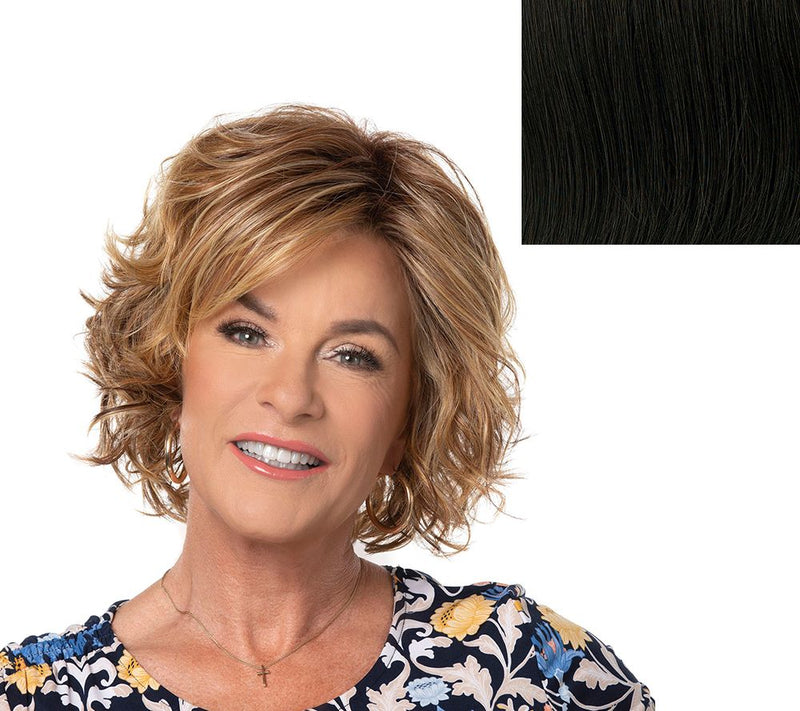 Toni Brattin Exceptional You Curled Mid-Length Wig — View 3