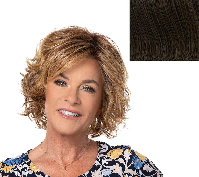 Toni Brattin Exceptional You Curled Mid-Length Wig — View 7