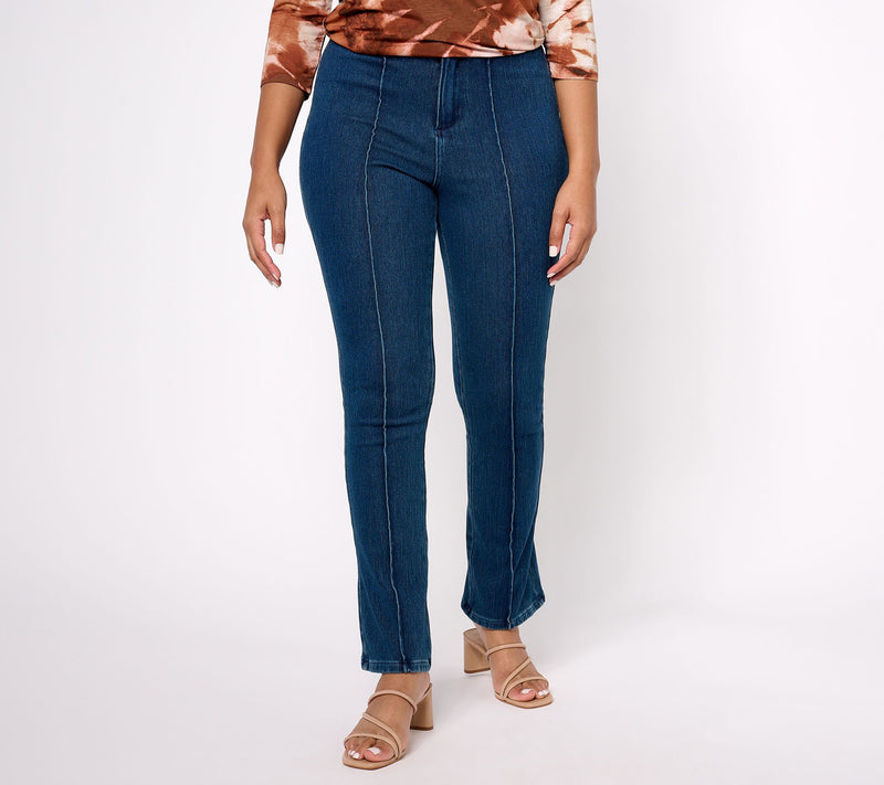 Belle by Kim Gravel Tall Flexibelle Seamed Baby Boot Cut Jean — View 5