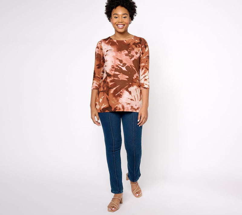 Belle by Kim Gravel Tall Flexibelle Seamed Baby Boot Cut Jean — View 7
